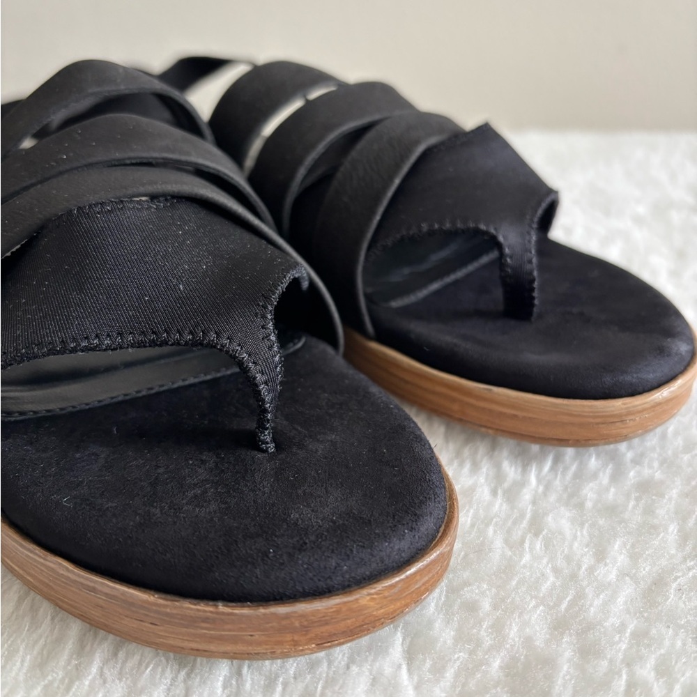 Free People Wrap Sandal Black sz 6.5 - Picture 8 of 13